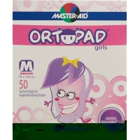 Ortopad Occlusionspflast Medium Girl 2-4j 50 Stück