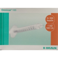 Omnican Insulin 100 1ml 0.3x12mm G30 Single 100 X