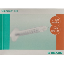 Omnican Insulin 100 1ml 0.3x12mm G30 Single 100 X