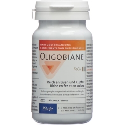 Oligobiane Fe Cu Kapseln 440mg 90 Stück