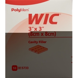 Polymem Wic Wundfueller 8x8cm Steril 10 X