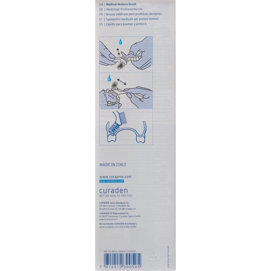 Curaprox Bdc 150 denture brush white buy online