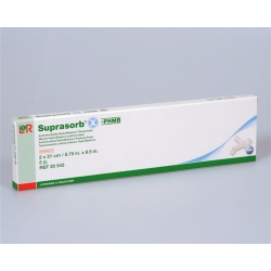 Suprasorb X + Phmb Tamponad Hydr 2x21cm Steril 5 Stück