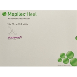 Mepilex Heel Schaumverband 13x20cm Silikon 5 Stück