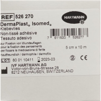 Dermaplast Isomed Klebevlies Weiss 10mx5cm Rolle