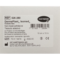 Dermaplast Isomed Klebevlies Weiss 10mx10cm Rolle