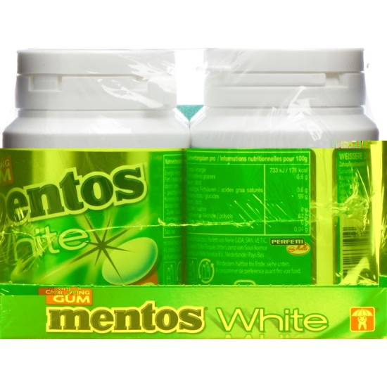 Mentos Gum White Spearmint 6x 75g buy online