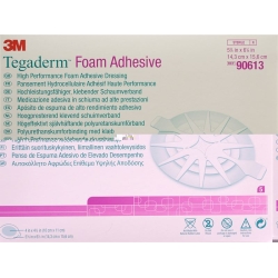 3M Tegaderm Foam Adhesive Schaumkompresse 10x11cm Oval 5 Stück
