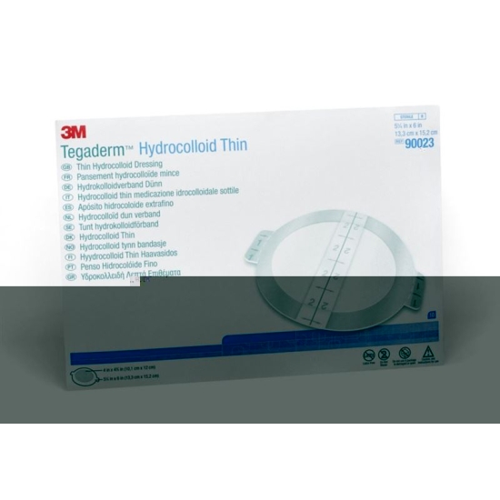 3M Tegaderm Hydrocolloid Thin 10x12cm Oval 10 Stück buy online