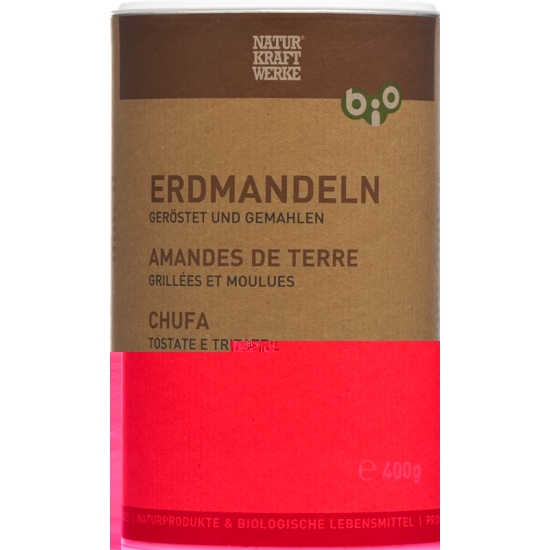 Naturkraftwerke Erdmandeln Geröstet Pulver Bio 400g buy online