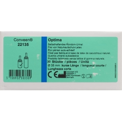 Conveen Optima Kondom-Urinal Selbsthaftend 35/110mm 5cm lang 30 Stück