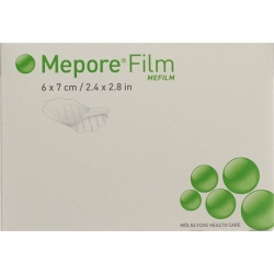 Mepore Film Folienverband 6x7cm Steril 10 Stück