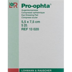Pro Ophta Augenkomp 5.5x7.5cm Ungeschweisst 5 Stück