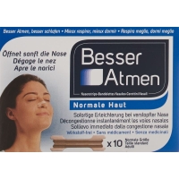 Besser Atmen Nose Strips Beige Normal 10 pieces