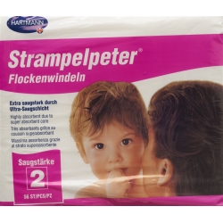 Strampelpeter Flockenwindeln Saugstärke 2 56 Stück