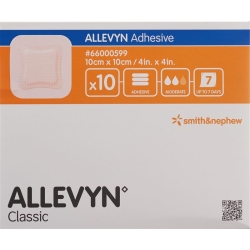 Allevyn Adhesive Wundkompressen 10x10cm 10 Stück