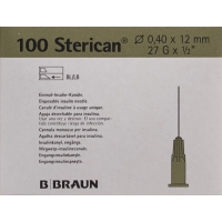 Sterican Nadel 27g 0.40x12mm Grau Luer 100 Stück