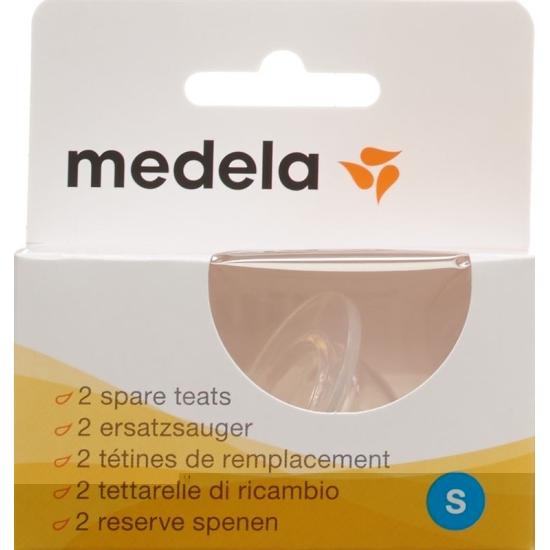 Medela Ersatzsauger 2 Stück mit schwachem Fluss Grösse S buy online