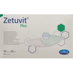Zetuvit Plus Absorptionsverband 10x20cm 10 Stück