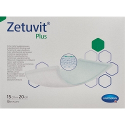 Zetuvit Plus Absorptionsverband 15x20cm 10 Stück