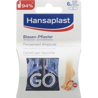 Hansaplast Foot expert SOS Blasen-Pflaster 6 Stück klein für Zehen