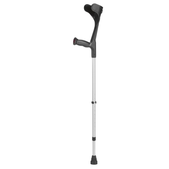 Sahag Krücken Hartgriff Alu Schw -135kg 1 Paar buy online