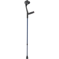 Sahag Krücken Hartgriff Alu Blau -135kg 1 Paar