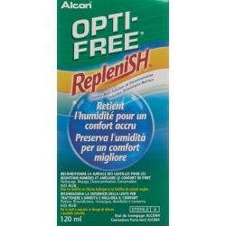 Opti Free Replenish Disinfectant solution bottle 120ml