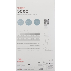 Venosan 5002 A-dh Kkl2 XL Lang Gesch Black 1 pair