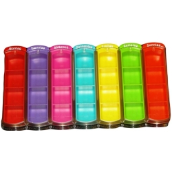Mininizer Rack Medicine Box Rainbow German