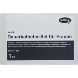 Mediset permanent catheter set women