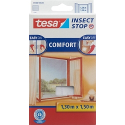 Tesa Insect Stop Comfort Fliegengitter für Fenster 1.3x1.5m Weiss
