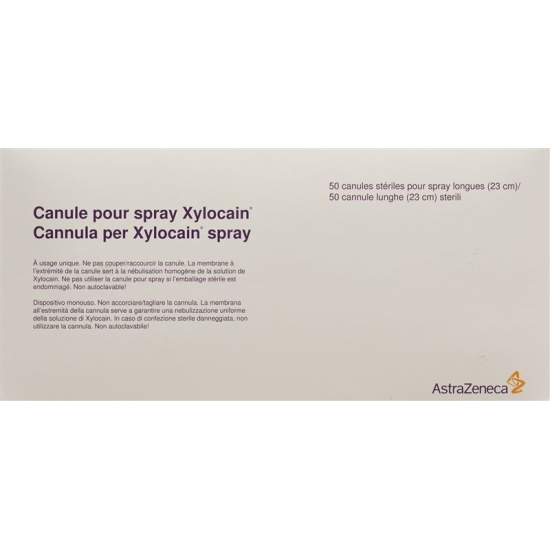 Xylocain Sprühkanüle Lang Steril 50 Stück buy online