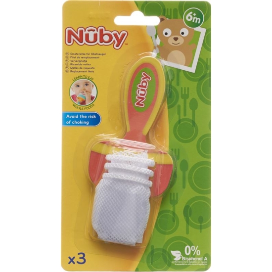 Nûby Ersatznetze Fruchtsauger 3 Stück buy online