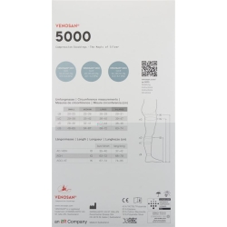 Venosan 5002 A-dh Kkl2 XL Kurz Gesch Mexico 1 pair