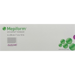 Mepiform Narbenverband 4x30cm Silikon Nicht Steril 5 Stück
