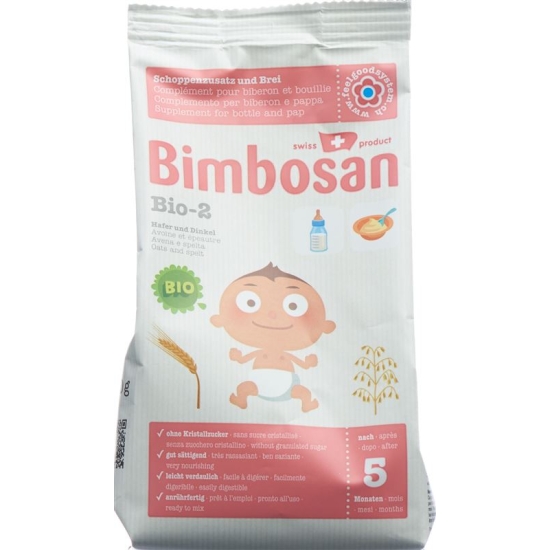 Bimbosan Bio-2 Hafer und Dinkel Pulver Refill 300g buy online