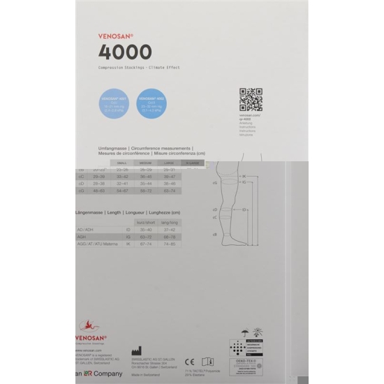 Venosan 4001 A-t Kkl1 XL Kurz Gesch Mexi 1 pair buy online