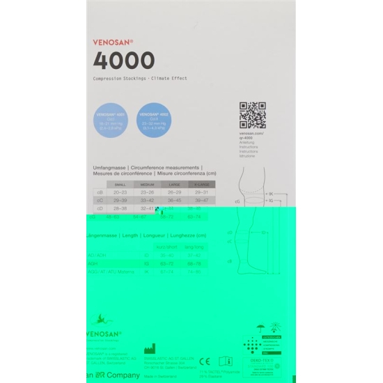 Venosan 4001 A-gh Kkl1 XL Kurz Gesch Marok 1 pair buy online