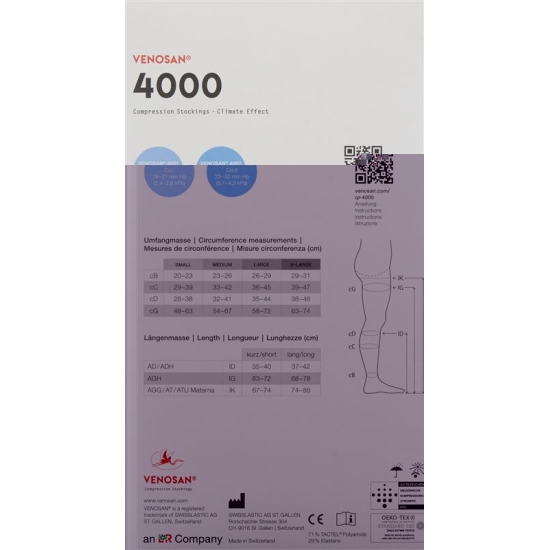 Venosan 4002 A-ghs Kkl2 S Kurz Gesch Marok 1 pair buy online