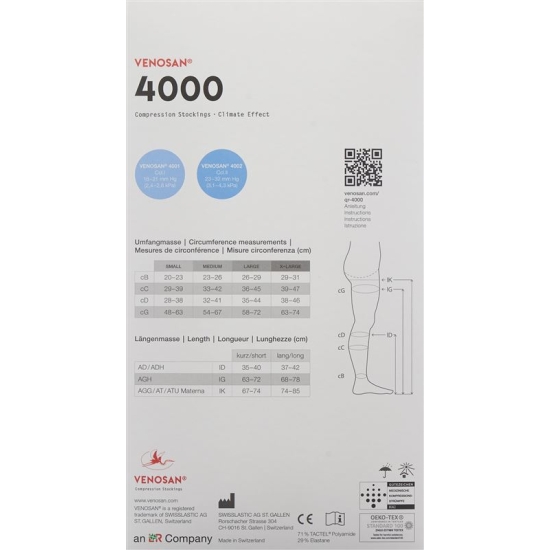 Venosan 4002 A-gh Kkl2 XL Short Open Marok 1 pair buy online