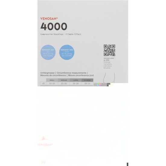 Venosan 4001 A-d Kkl1 XL Short Open Black 1 pair buy online