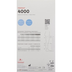 Venosan 4002 A-d Kkl2 XL Kurz Gesch Black 1 pair