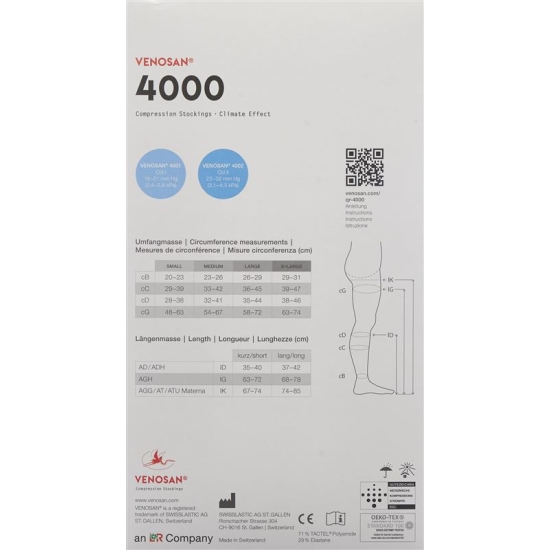 Venosan 4002 A-gh Kkl2 XL Short Gift Mexic 1 pair buy online
