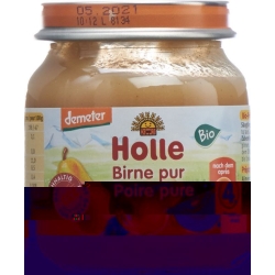 Holle Pure Pear from the 4th month Organic 125g