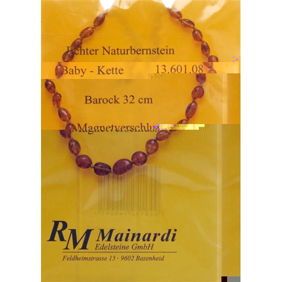 Mainardi Bernstein Babykette Barock 32cm Magnetverschluss buy online