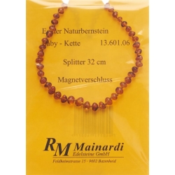 Mainardi Bernstein Babykette Splitter 32cm Magnetverschluss