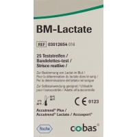 Cobas Accutrend Lactat Teststreifen 25 Stück