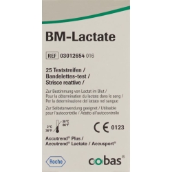 Cobas Accutrend Lactat Teststreifen 25 Stück
