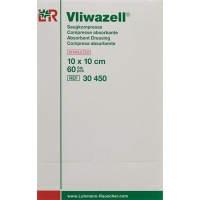 Vliwazell Set 1 Saugkompresse 10x10cm Steril 60 Stück